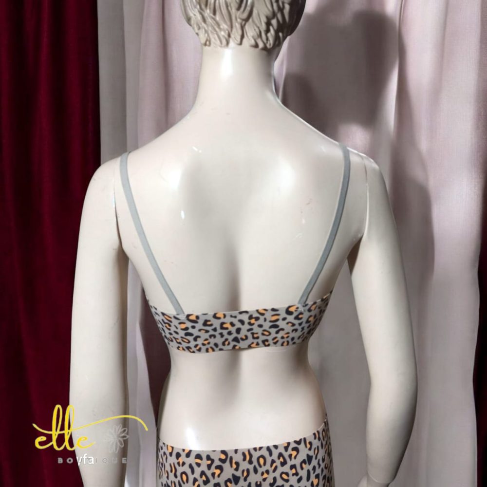 SHEIN Nude Fit 2pcs/Set Leopard Print Seamless Lingerie Set&nbsp - Image 2