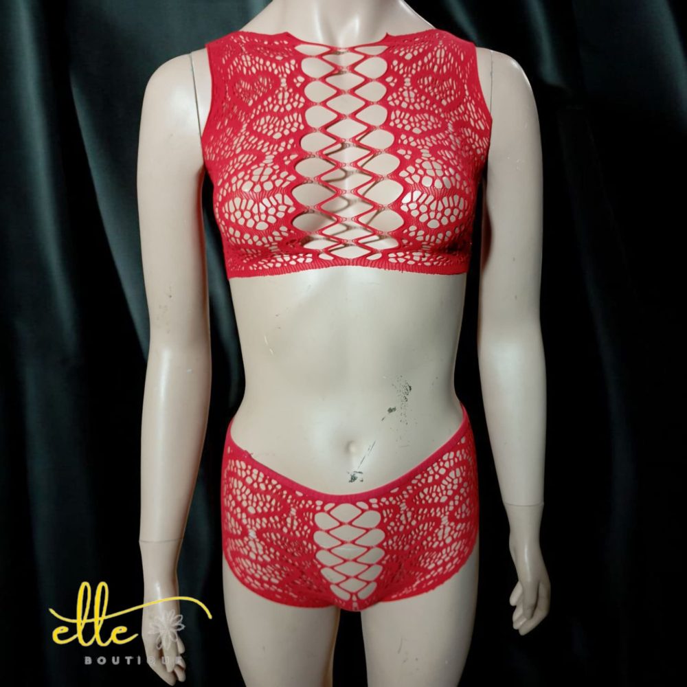 SHEIN 2pcs/Set Women's Sexy Wire-Free Mesh Lingerie - Image 2