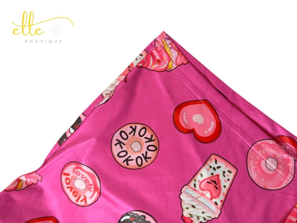 SHEIN Women's Cute Cake Print Pajamas - Image 3