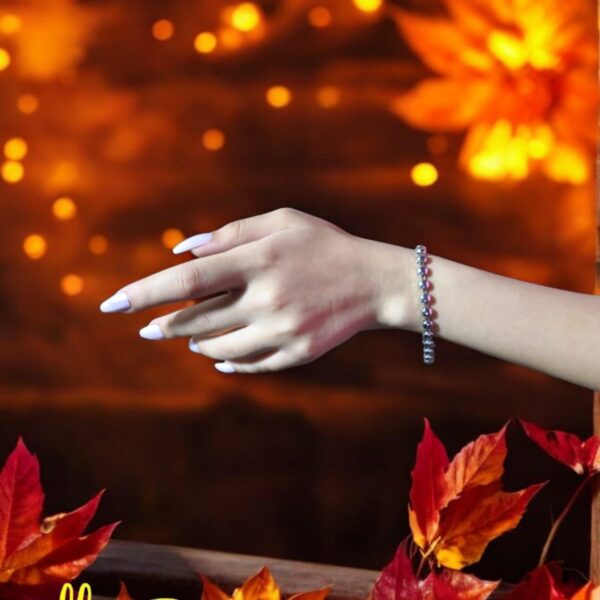 Bracelet Silver Style Round X