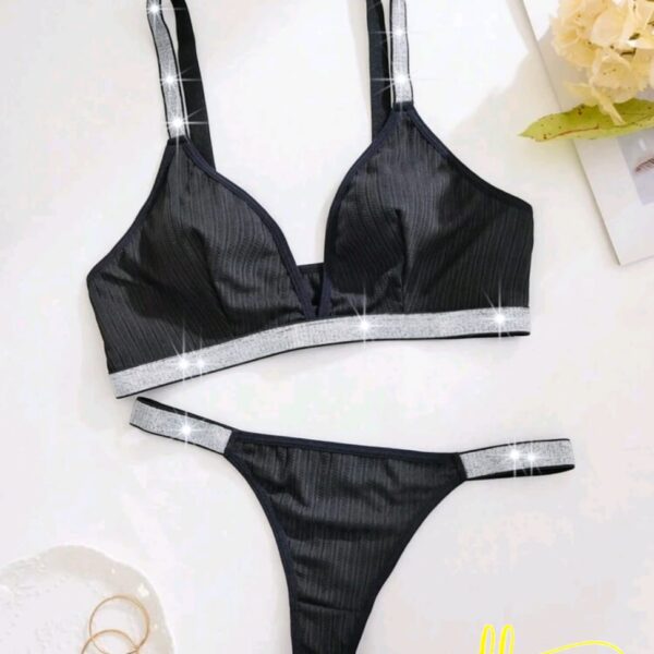 Sexy Bra And Thong Panty Set