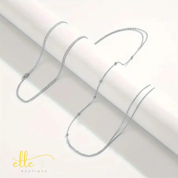 Golden/ Silvery Y-shape Body Chain