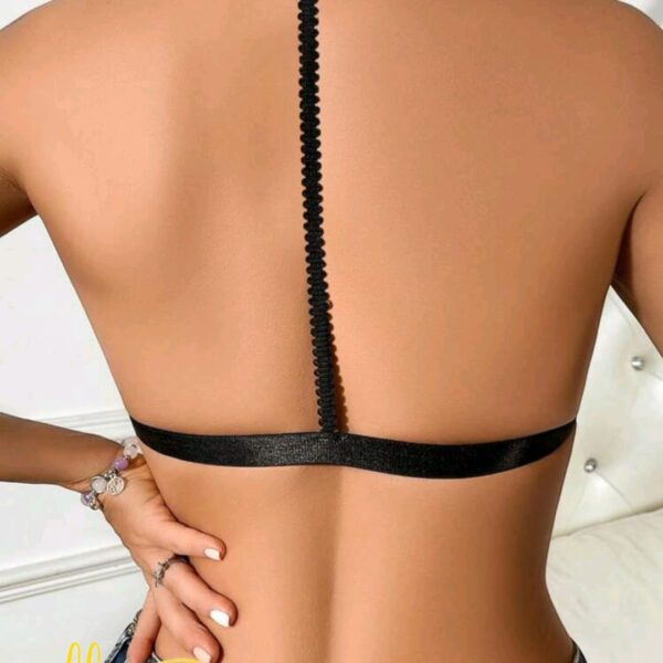 Women's Round Ring Linked Halter Bra