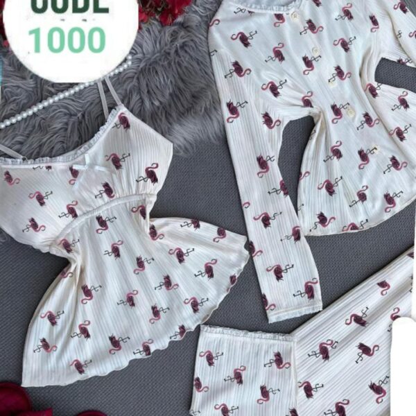 3-piece summer pajamas