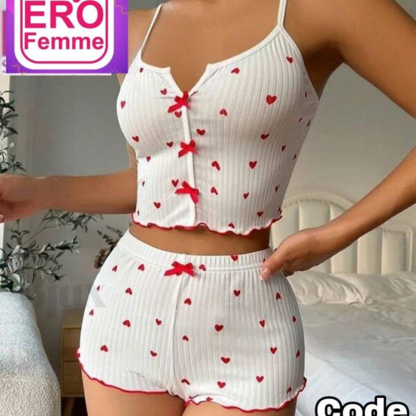 summer pajamas Ribbed cotton lycra fabric
