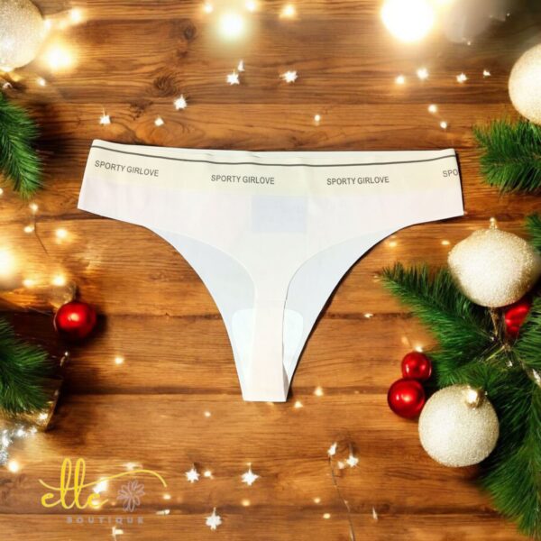 2Pcs Solid Seamless Thongs, Sexy Comfy Breathable Stretchy Intimates Panties, Women's Lingerie & Underwear
