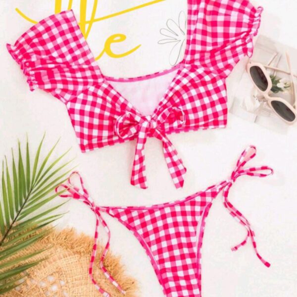 SHEIN Short Sleeve Bikini