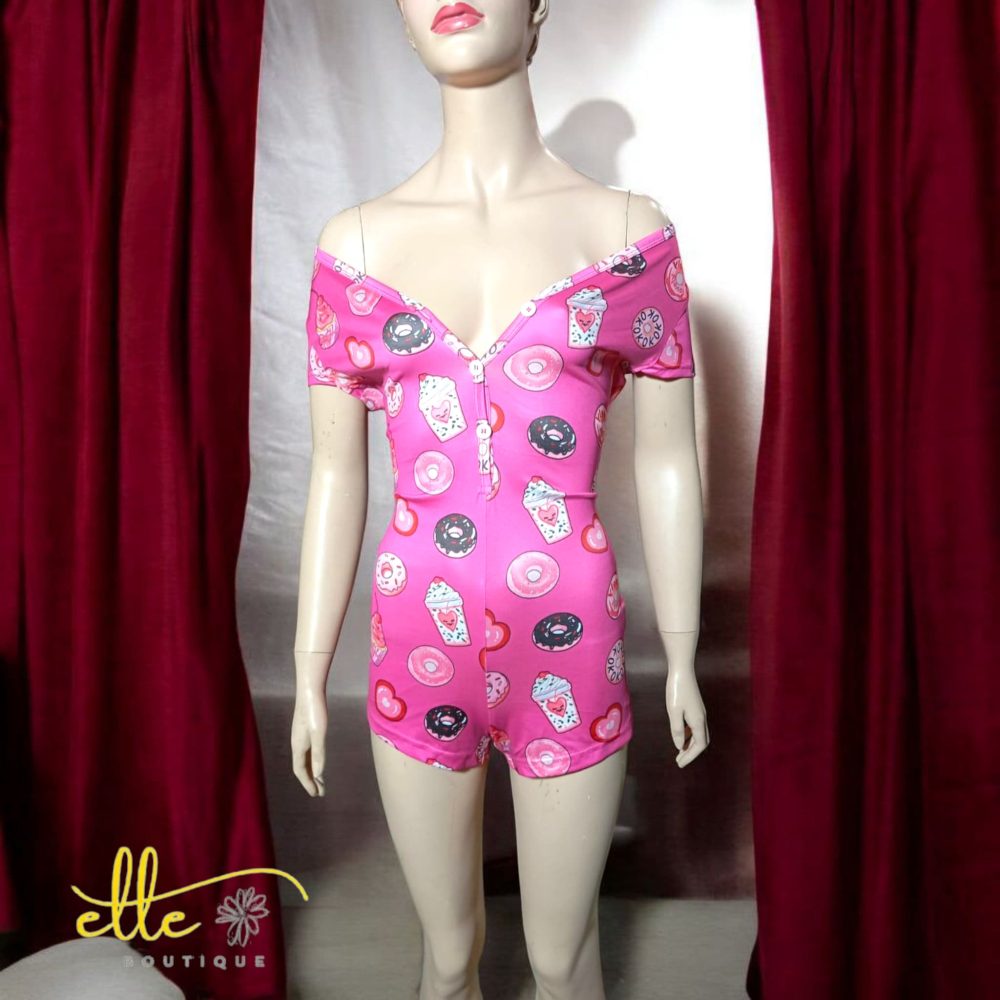 SHEIN Women's Cute Cake Print Pajamas - Image 5