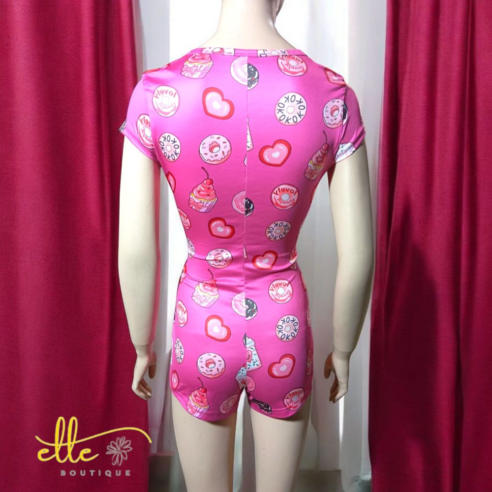 SHEIN Women's Cute Cake Print Pajamas - Image 8