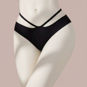 Seamless Strappy Hipster Panty | No-Show Underwear with Decorative Waist Bands