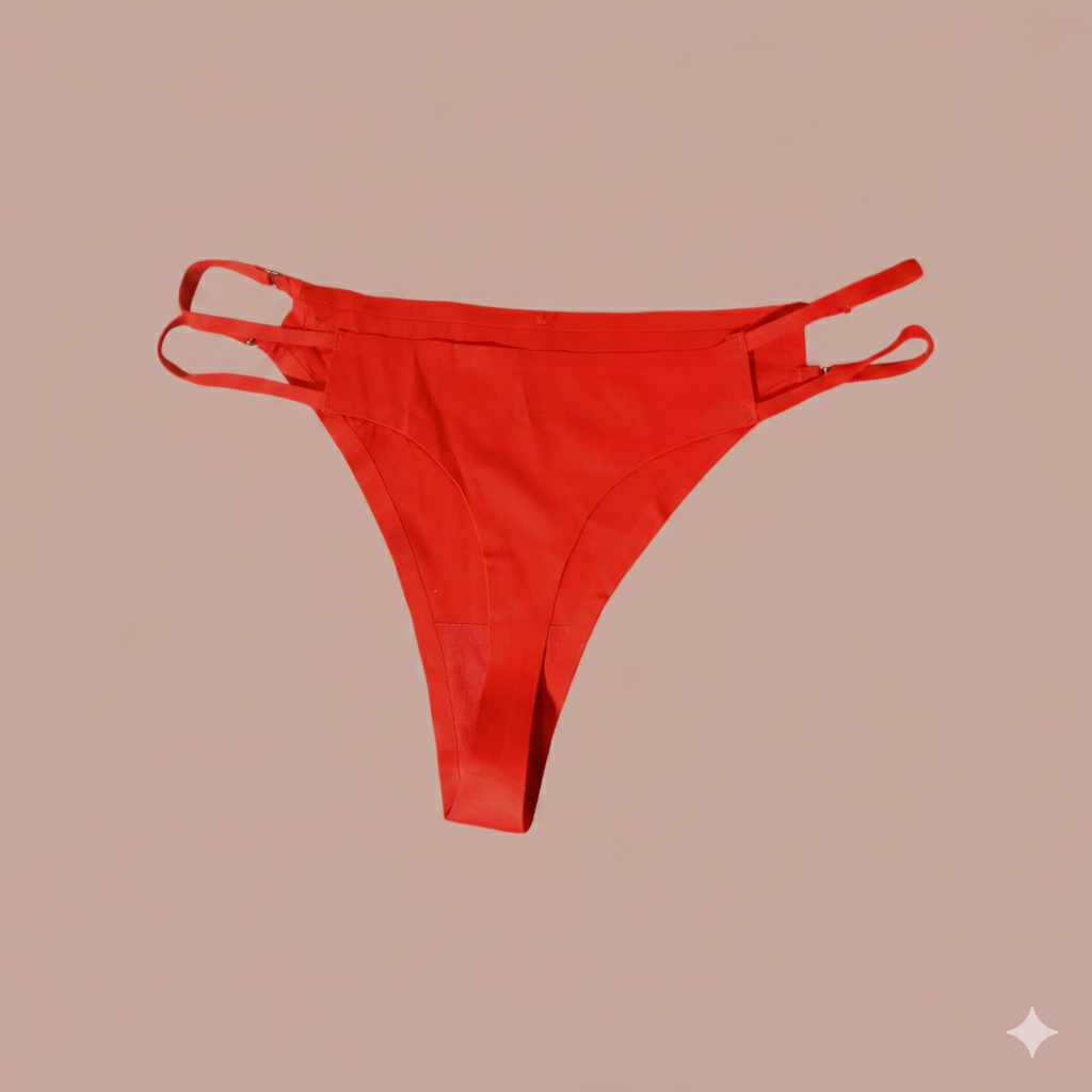 Seamless Double-Strap Thong Panty - Image 2